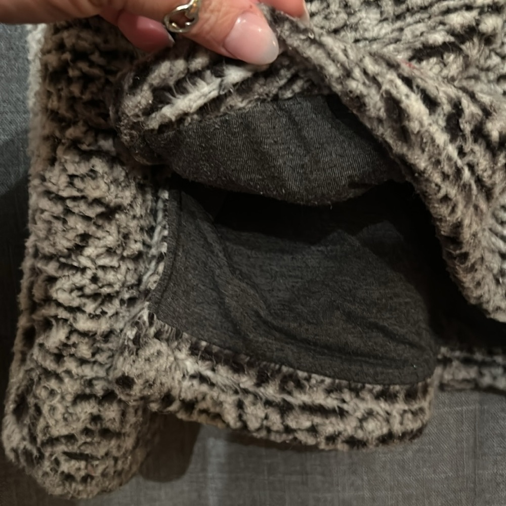 Nordstrom grey thick fleece - Picture 5 of 10
